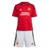 Günstige Manchester United Babykleidung Heim Fussballtrikot Kinder 2023-24 Kurzarm (+ kurze hosen)